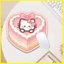 Miếng Lót Chuột Hình Đặc Biệt Hello Kitty Katie Bánh Hình Trái Tim Miếng Lót Chuột Nhỏ Hình Đặc Biệt Bé Gái Ký Túc Xá Văn Phòng Máy Tính Bảng Miếng Lót Chuột Không Dây