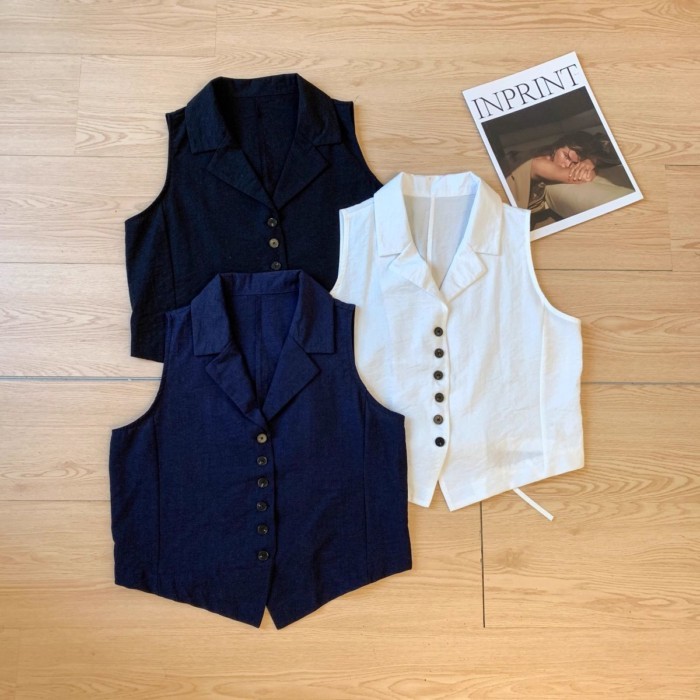 Áo Vest Không Tay Đa Năng Thời Trang Hàn Quốc Nữ Mùa Hè Phong Cách Mới Niche Đa Năng Slim Top
