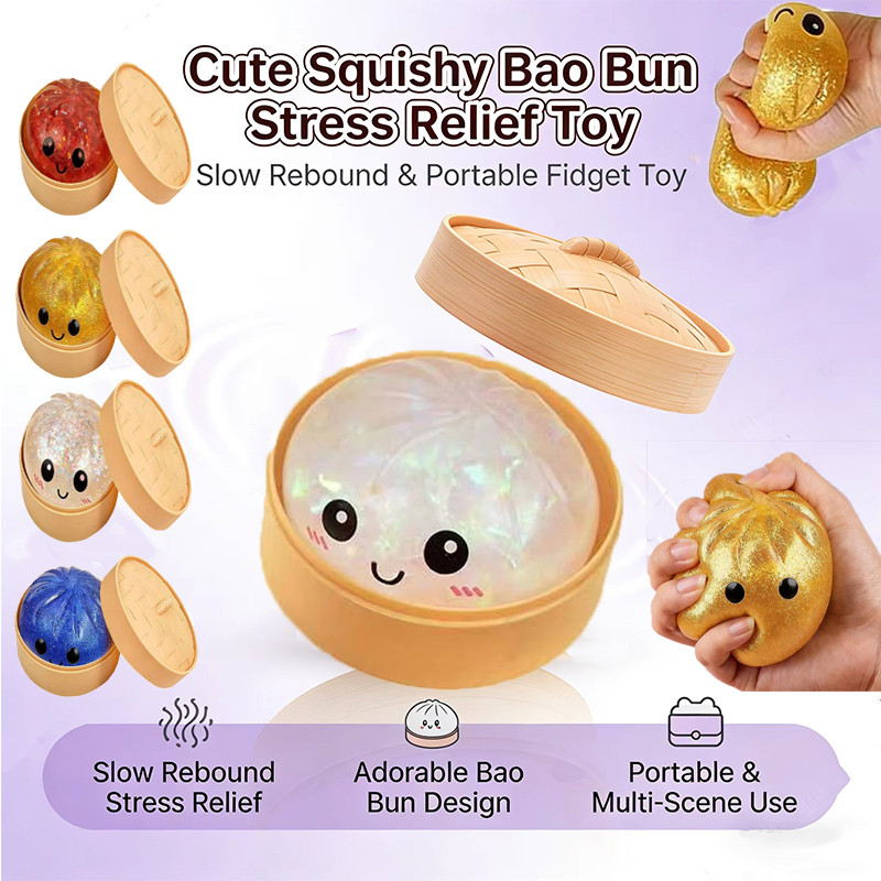 Mới Khổng Lồ Hấp Bun Đồ Chơi Squishy Căng Thẳng Bóng Có Thể Tái Sử Dụng Thấp Phục Hồi Giải Nén Đồ Chơi Bột Bóng Trang Trí Nhà Tiệc Quà Tặng