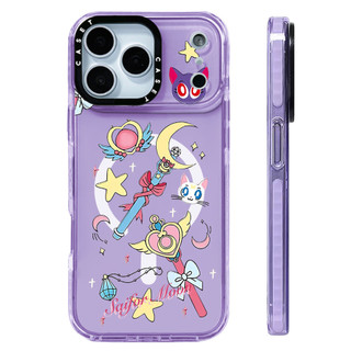 Phim Hoạt Hình Thủy Thủ Mặt Trăng Magic Wand Ốp Lưng Sạc Từ Tính Không Dây Tương Thích Cho IPhone 12 13 14 15 16 17Pro Max Cover17AIR Silicon Mềm Trong Suốt Ốp Lưng Chống Sốc