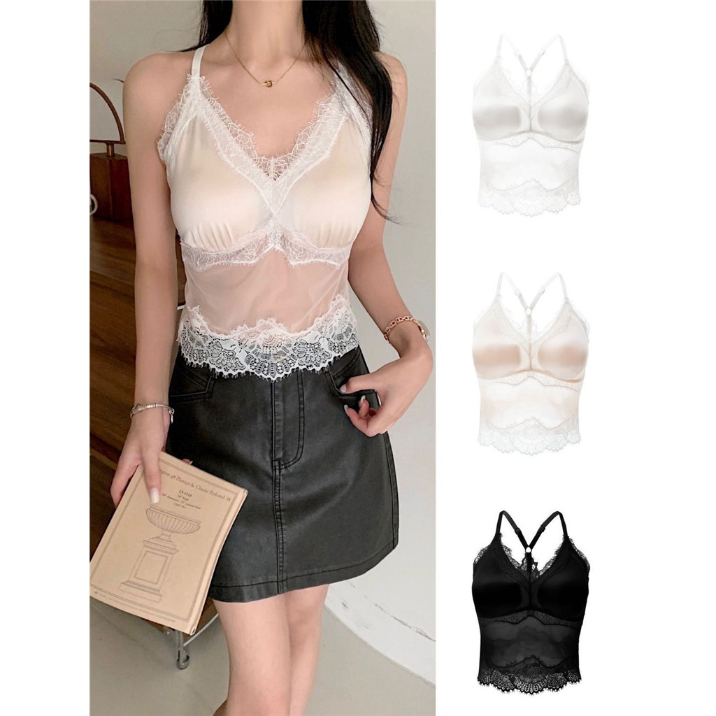 Tube Top Ren Lông Mi Phong Cách 2025 với Miếng Lót Ngực, Thiết Kế Slim Fit, Dễ Thích Hợp Mặc Bên Trong và Bên Ngoài