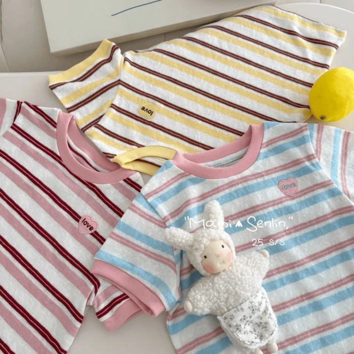 chiếc cotton nguyên chất mùa hè mới phong cách Hàn Quốc phong cách phương Tây trẻ em vừa và nhỏ
