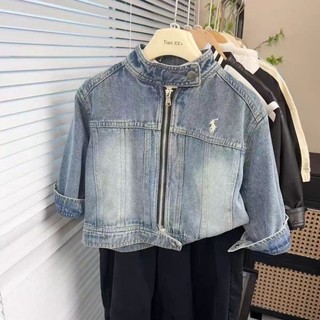 Áo khoác denim bé trai, áo khoác thời trang, giản dị cho trẻ trung và lớn, áo khoác đẹp