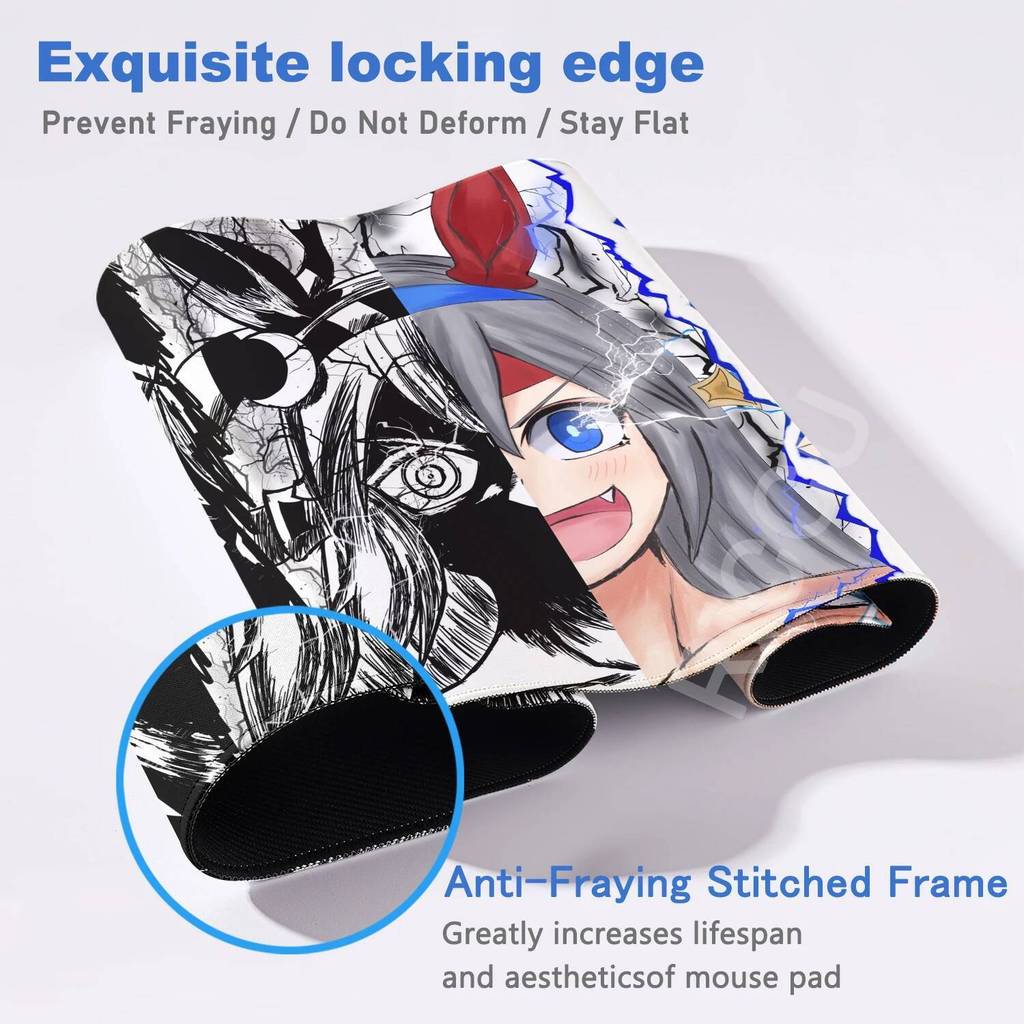 Oguri Cap Umamusume Mousepad HD In Máy Tính Game Thủ Khóa Cạnh Chống Trơn Trượt Miếng Lót Chuột XXL PC Gamer Pretty Derby DeskMat Thảm