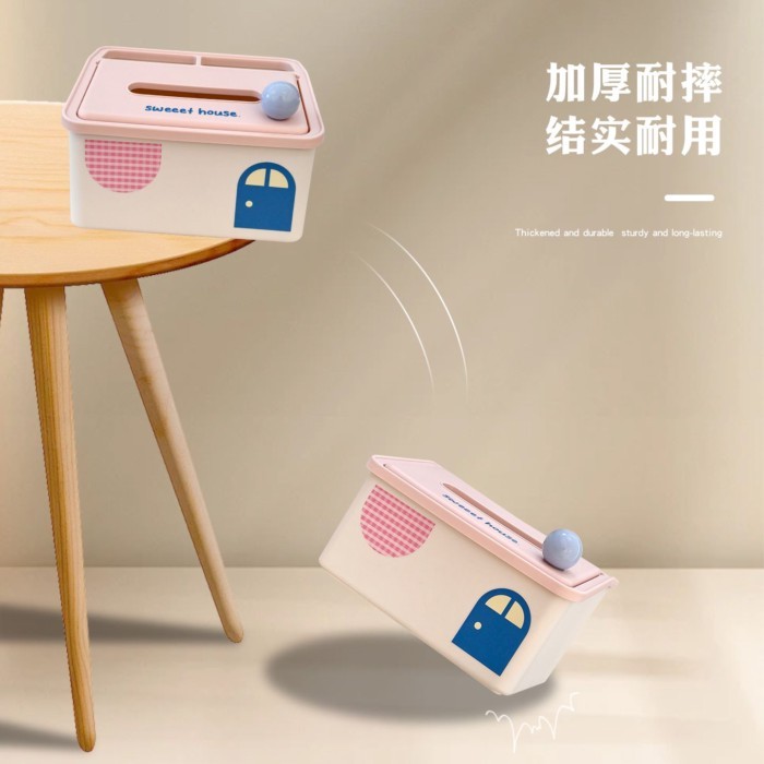 Hộp Đựng Khăn Giấy Dễ Thương Sáng Tạo Điều Khiển Từ Xa Hộp Bảo Quản Máy Tính Để Bàn Hộp Đựng Giấy