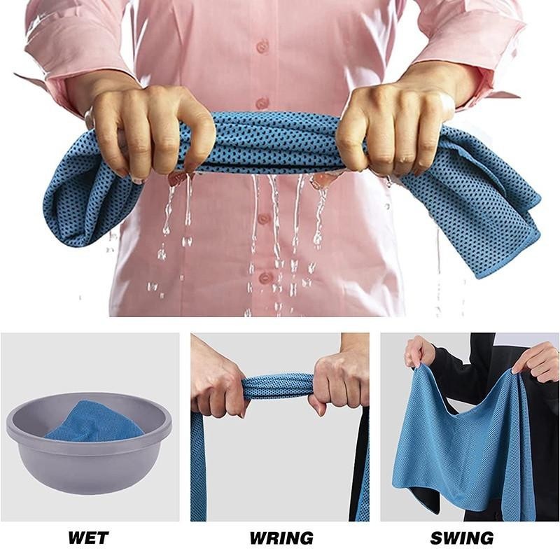 Khăn thể thao yoga microfiber silica gel nhanh khô, phù hợp cho hoạt động ngoài trời và tập luyện.