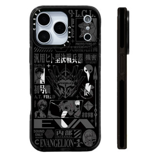 Evangelion Mẫu Kỷ Niệm 30 Năm Ốp Sạc Từ Tính Không Dây Tương Thích Cho IPhone 12 13 14 15 16 17 Pro Max Cover 17 AIR Silicone Mềm Trong Suốt Ốp Lưng Chống Sốc