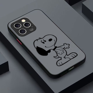 Snoopy Peanuts Dog Matte Phone Case Cho Xiaomi 15T 12 11T 11 10T POCO F4 F5 M3 M4 X3 GT NFC X5 PRO 5G DIY Case Điện Thoại Di Động