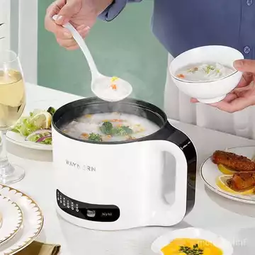 Nồi điện mini thông minh, nồi nấu điện mini cho sinh viên ký túc xá, nồi cơm điện nhỏ1-2Nồi cơm điện gia đình để nấu ăn