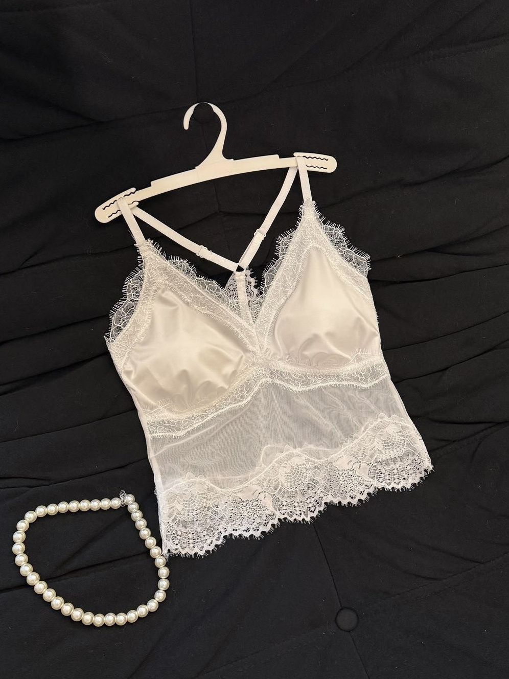 Tube Top Ren Lông Mi Phong Cách 2025 với Miếng Lót Ngực, Thiết Kế Slim Fit, Dễ Thích Hợp Mặc Bên Trong và Bên Ngoài