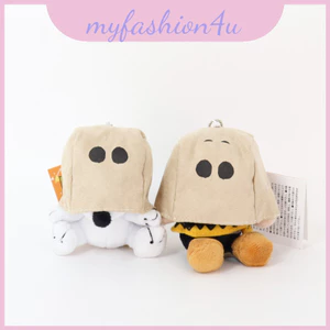 Móc khóa sang trọng Charlie Brown và Snoopy có mũ đội đầu