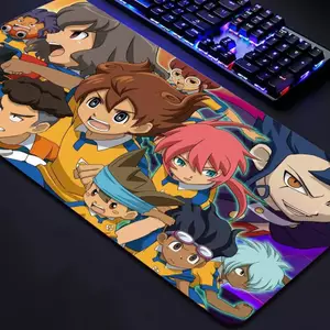 Inazuma Eleven GO Mousepad Họa Tiết Bàn Văn Phòng Padmouse Anime Bàn Phím Máy Tính Lớn XXL 900x400MM Thảm Chơi Cho Chuột csgo Pad
