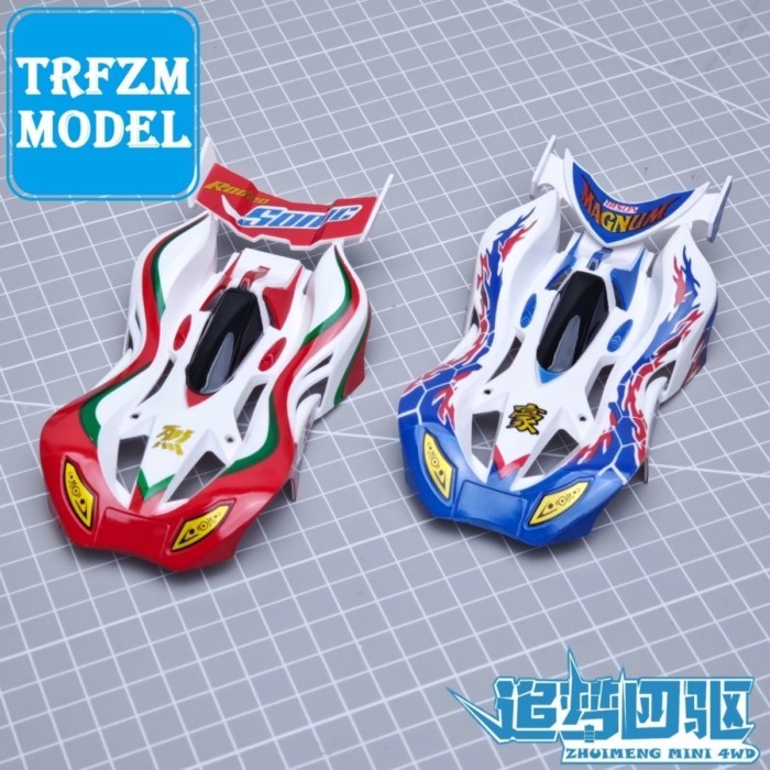 Phụ kiện dẫn động bốn bánh Thế hệ thứ 6 Haolie Bison Charge Cowboy Sonic Spray Paint Car Shell MS / MA Chassis