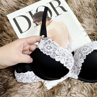 Áo Ngực Push Up Mỏng Không Dây Họa Tiết Báo, Phù Hợp Cho Nữ Có Vòng Một Nhỏ