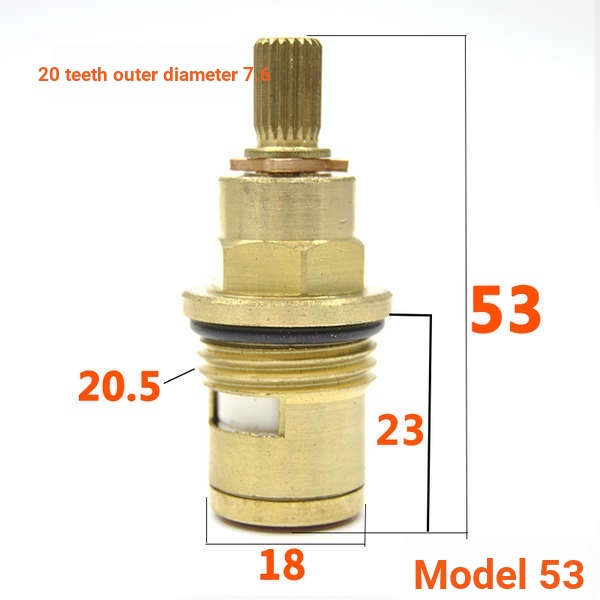 Phụ Kiện Van Vòi Nước Nóng Lạnh Mở Nhanh Bằng Gốm Thông Dụng Cho Bồn Tắm Nhà Bếp