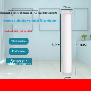 Bộ lọc phun nước pp Bộ lọc bông Bộ lọc đầu vòi hoa sen phong cách Hàn Quốc Bộ lọc nước Áp lực Tiết kiệm nước Có thể tháo rời Có thể giặt được Bộ lọc Ion âm Dechlorination Bộ lọc phần tử lọc Cotton S