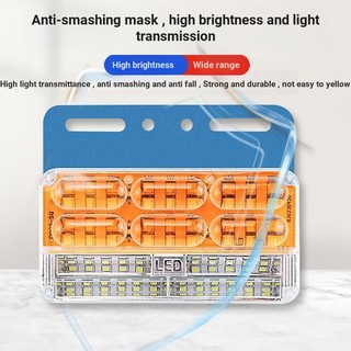 Xe Tải Lớn 24V Siêu Sáng Chống Thấm Nước Đèn LED Đảo Chiều/Báo Rộng Cho Ô Tô/Xe Kéo