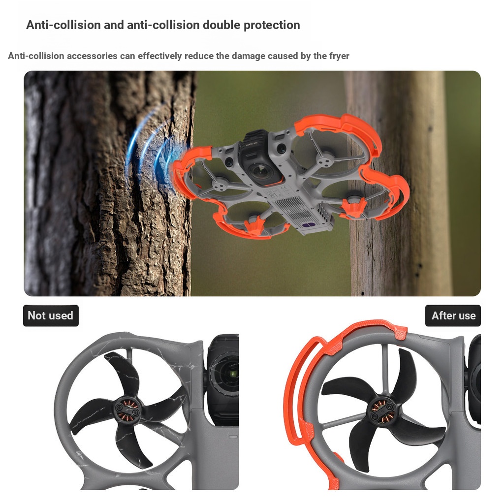 Thích hợp cho DJI AVATA 360 Đế hạ cánh nâng cao Đầu ba chân phía sau Vỏ bảo vệ Phụ kiện giá đỡ