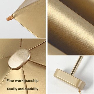Nhật Bản Titan Chống Nắng Ô Nhỏ Di Động Chống Tia Cực tím Tấm Che Nắng Nữ Mini Siêu Nhẹ Viên U
