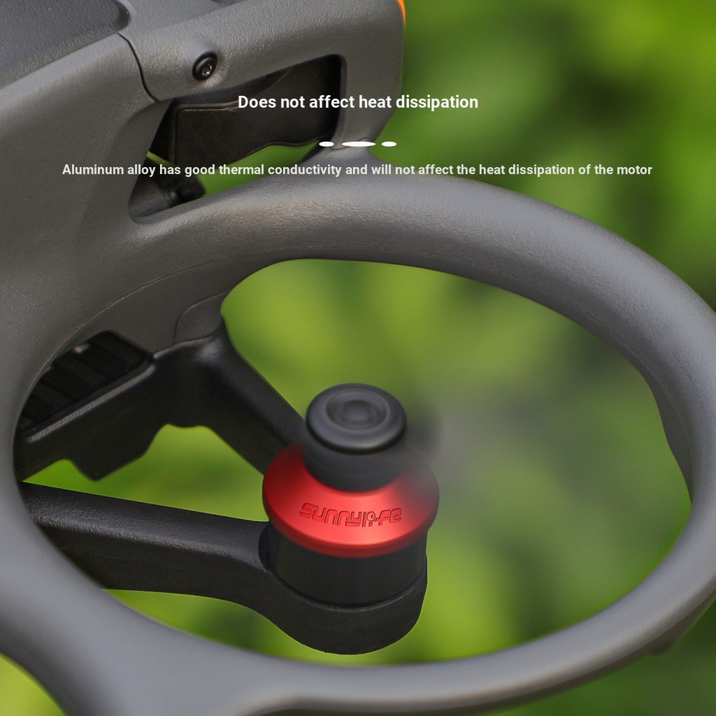 Sunnylife Thích hợp cho DJI Avata 2 Vỏ động cơ Hợp kim nhôm Vỏ bảo vệ động cơ chống bụi Phụ kiện chống ẩm