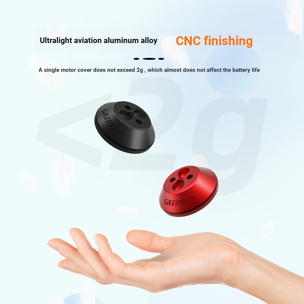 Sunnylife Thích hợp cho DJI Avata 2 Vỏ động cơ Hợp kim nhôm Vỏ bảo vệ động cơ chống bụi Phụ kiện chống ẩm