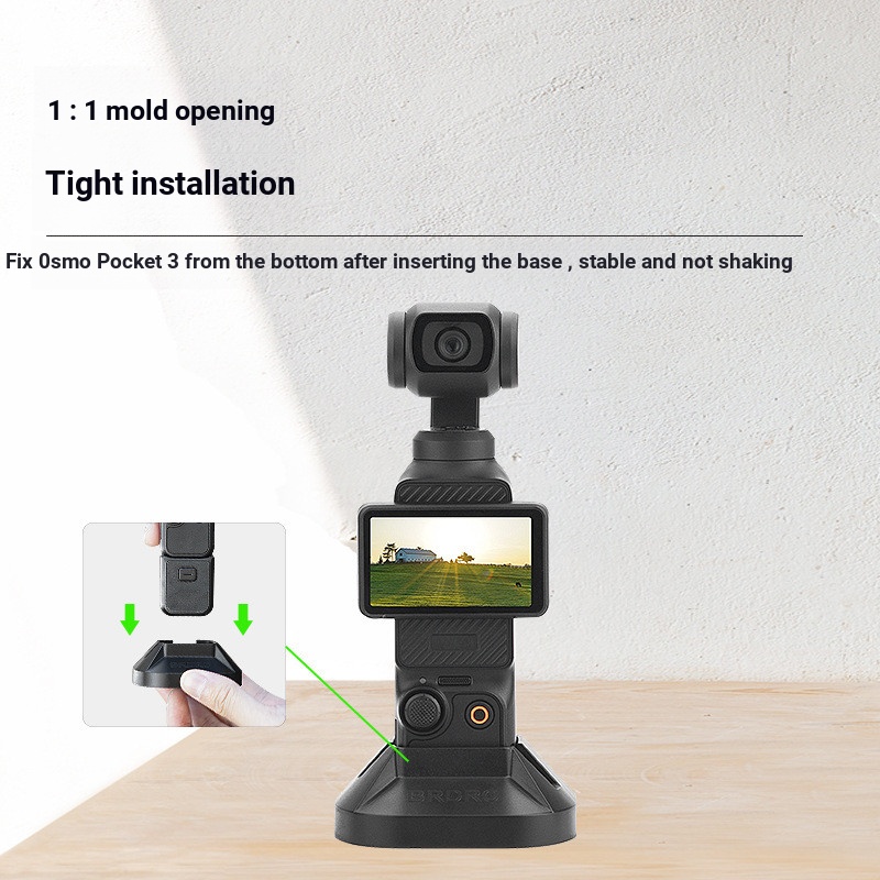 Thích hợp cho DJI OSMO POCKET 3 Giá đỡ cố định đế máy tính để bàn Phụ kiện cơ sở trực tiếp