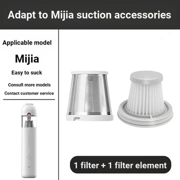 Thích hợp cho Xiaomi Mijia Phụ kiện máy hút bụi tiện dụng Bộ lọc Phần tử lọc Lưới Vỏ kim loại Lưới lọc Máy hút bụi cầm tay không dây Mijia Máy hút bụi không dây có thể giặt được HEPA