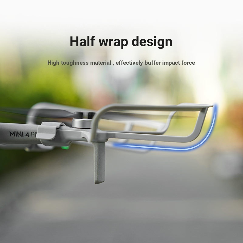 BRDRC Thích Hợp Cho DJI MINI 4 PRO Lưỡi Vòng Bảo Vệ Vỏ Bảo Vệ Cánh Quạt Va Chạm Vòng Phụ Kiện