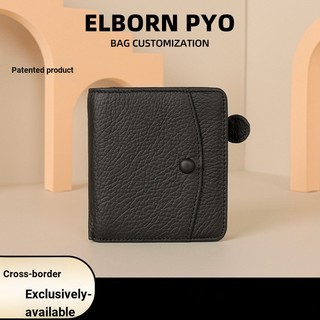 MONICOO Retro Handmade Lớp Đầu Tiên Da Bò Mini Đựng Thẻ Nữ Cao Cấp Siêu Mỏng Da Thật ins Nữ ID Túi Đựng ID