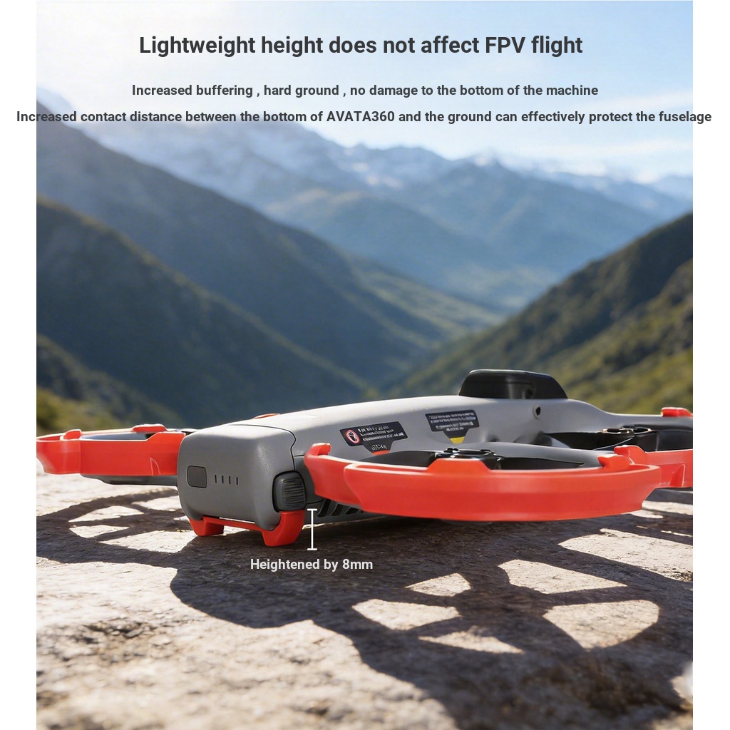Thích hợp cho DJI AVATA 360 Đế hạ cánh nâng cao Đầu ba chân phía sau Vỏ bảo vệ Phụ kiện giá đỡ