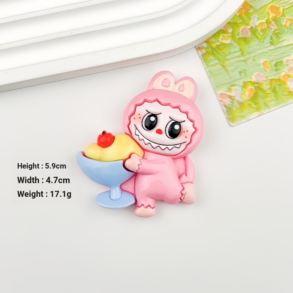 Labubububu Hoạt Hình Món Tráng Miệng Labububu Vải Lỗ Khóa Giày Busch Khóa Giày Giày Lỗ Hoa Giày Khóa Giày Zhibixing crocs Khóa Giày Vui Vẻ DIY Phụ Kiện Có Thể Tháo Rời Khóa Giày ins Giày Hoa