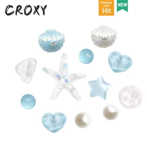Phụ kiện hoa giày Crocs cao cấp, sao biển, có thể tháo rời, DIY, dùng cho lỗ khóa Busch, Zhibixing, phong cách Ins