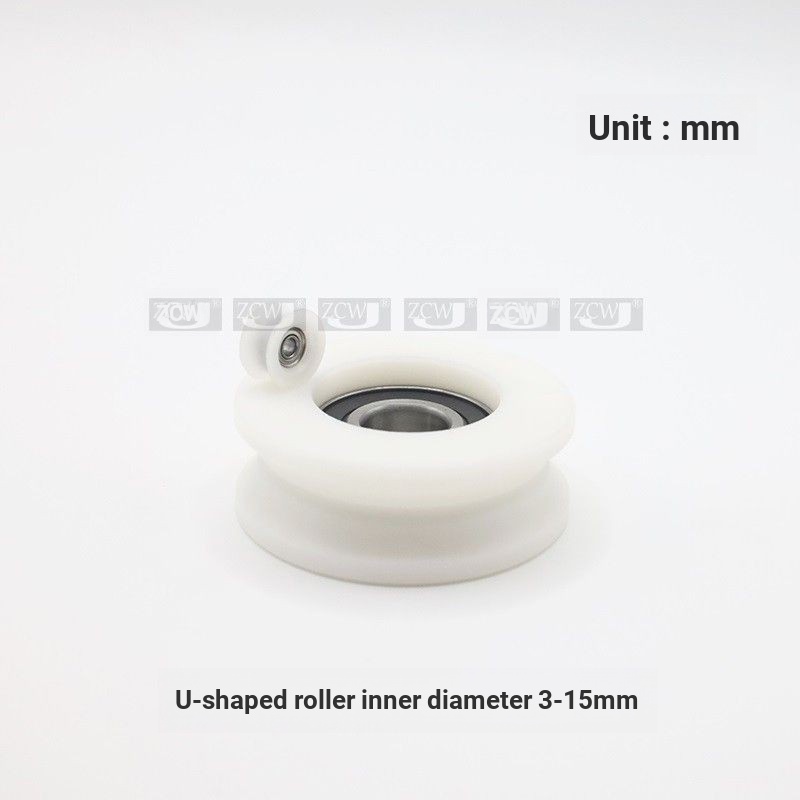 608 Vòng bi bọc nhựa 624U Loại rãnh Con lăn 625 Cửa trượt Cửa sổ ròng rọc Nylon EUB Phụ kiện có rãnh gia đình 626 Phụ kiện