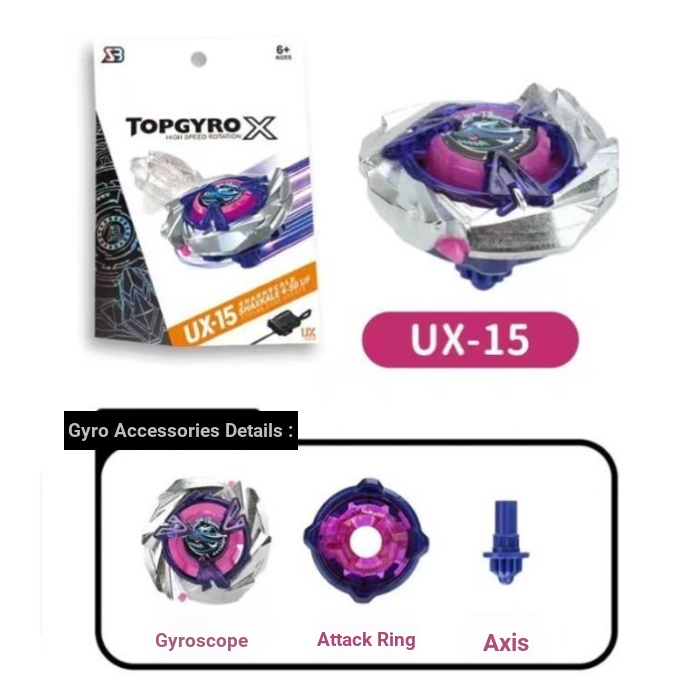 Burst Beyblade UX-15 Bốn Quái Vật Thánh Chiến Đấu Hợp Kim Với Đồ Chơi Phóng