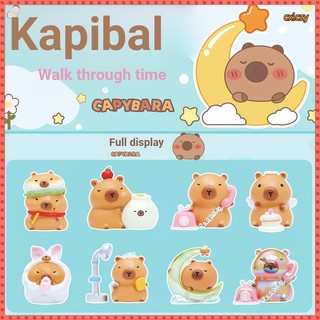 Kapibara Mặt Dây Chuyền Capybara-kun Thời Gian Đi Bộ Hộp Bí Ẩn Phòng Văn Phòng Đồ Trang Trí Hình Nhựa Thủ Công Trẻ Em Quà Tặng