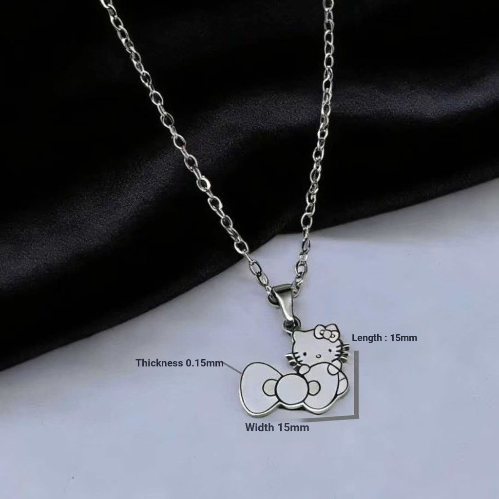 Nhật Bản Phim Hoạt Hình Hàn Quốc Dễ Thương KT Mèo Vòng Cổ Sáng Tạo Dễ Thương Vũ Khí Thiết Kế Trái Tim Cô Gái Hello Kitty Ngọt Ngào Vòng Cổ Bạn Gái Quà Tặng