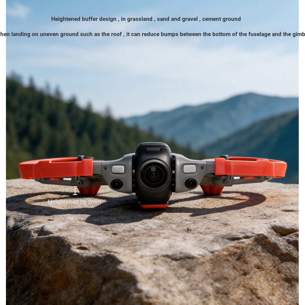 Thích hợp cho DJI AVATA 360 Đế hạ cánh nâng cao Đầu ba chân phía sau Vỏ bảo vệ Phụ kiện giá đỡ