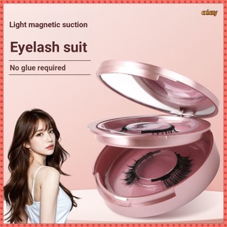 Lông mi giả từ tính Lông mi không keo từ tính Mô phỏng tự nhiên Người mới bắt đầu Toàn bộ có thể tái sử dụng Không keo Nam châm Lông mi