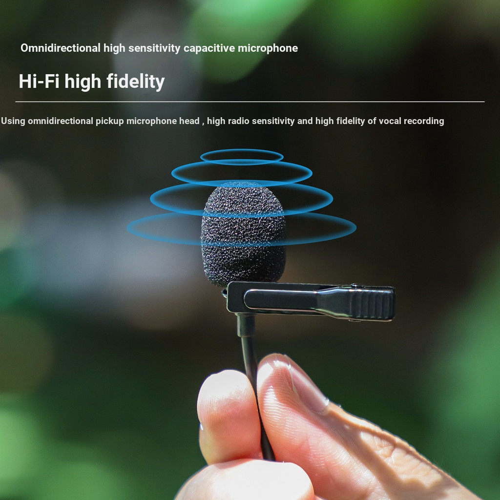 Sunnylife Thích Hợp Cho Insta360 Ace PRO 2 / 1 Lavalier Micro Ghi Âm Giao Diện TypeC