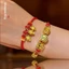 Cát Vàng Cung Hoàng Đạo Năm Ngựa Chuyển Hạt Dễ Thương Vui Nhộn Phiên Bản Q Đơn Giản Thì Mây Bánh Quy Miếng Đệm Hạt Vòng Tay Phụ Kiện