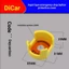 Vòng bảo vệ nút dừng khẩn cấp 22MM Ghế bảo vệ chống va chạm LA38 / 37 Vỏ công tắc dừng khẩn cấp Vỏ chống bụi