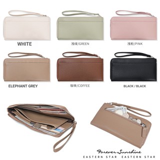 MONICOO Thời Trang Nữ Dài Siêu Mỏng Dây Kéo WALLET Túi Cầm Tay Đựng Thẻ PU Nữ Ví Đựng Tiền Xu Nhật Bản Hàn Quốc TƯỜNG