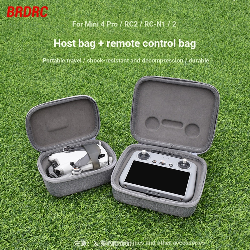 Thích hợp cho túi đựng máy chủ DJI MINI 4 PRO Túi lưu trữ thân xe RC2 với màn hình Túi điều khiển từ xa Phụ kiện hộp di động