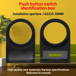 Nút Biển Hiệu 22MM Bảng Hiệu Nút Hộp Ký Hiệu Công Tắc Dừng Khẩn Cấp Ký Từ Khung Hộp Điện Ký Khung