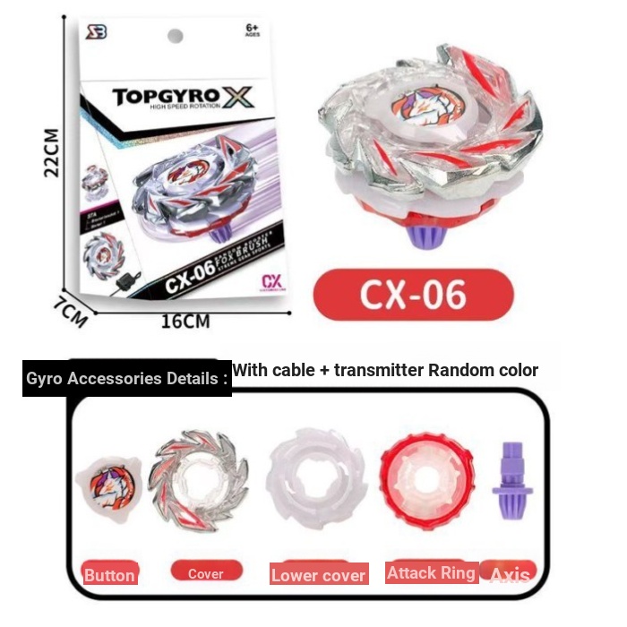 Bộ Beyblade UX-14CX-06CX-05 kèm Bộ phát Hợp kim Hegemony Beyblade 2025 Đồ chơi