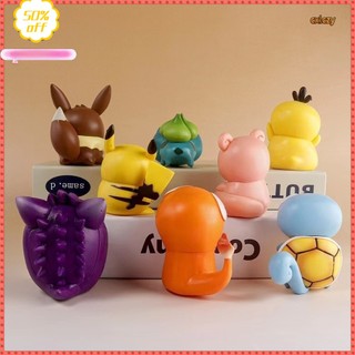 [cxlczy] Pokémon 8 Cái / bộ Pokémon Ngộ nghĩnh Pokemon Royal Three Silly Big Eyes Pikachu Dễ Thương Bulbasaur