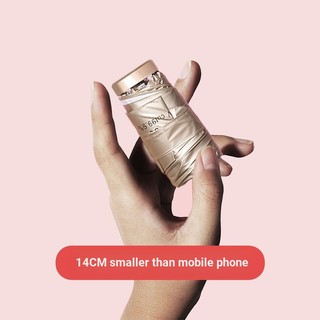 Nhật Bản Titan Chống Nắng Ô Nhỏ Di Động Chống Tia Cực tím Tấm Che Nắng Nữ Mini Siêu Nhẹ Viên U