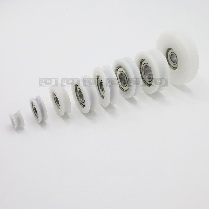 608 Vòng bi bọc nhựa 624U Loại rãnh Con lăn 625 Cửa trượt Cửa sổ ròng rọc Nylon EUB Phụ kiện có rãnh gia đình 626 Phụ kiện