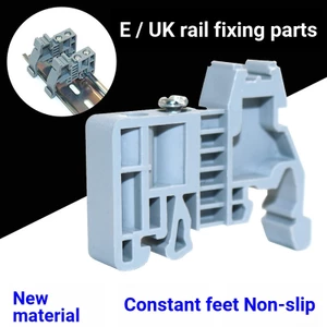 Giá thấp Spike E-UK Thiết bị đầu cuối C45 Dây buộc rỗng Hướng dẫn đầu đường ray Cả hai mặt Thẻ đường sắt Khóa công tắc Thẻ giới hạn