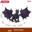 Schleich Shadow Dragon Đen Tím Rồng Quái Vật Ma Thuật Thần Thoại Khủng Long Mô Hình Đồ Chơi Trẻ Em 70152